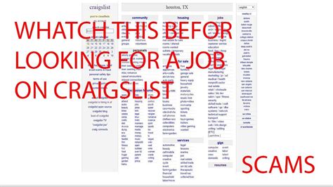 craigslist jobs|craigslist collection jobs.